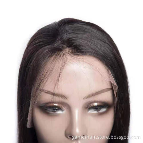 Short 8-14 Inch Straight Bob Human Hair Lace Front Wig Ready To Ship Brazilian Cuticle Aligned Hair Frontal Lace Wig Wholesale